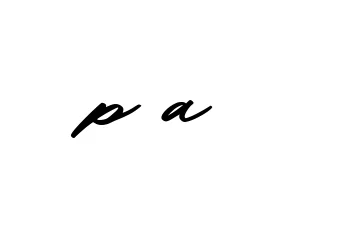 Handwritten Signature for P-a - Style 140 Online