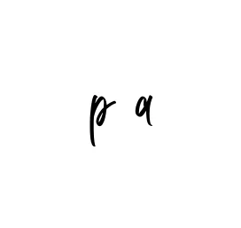 Handwritten Signature for P-a - Style 143 Online