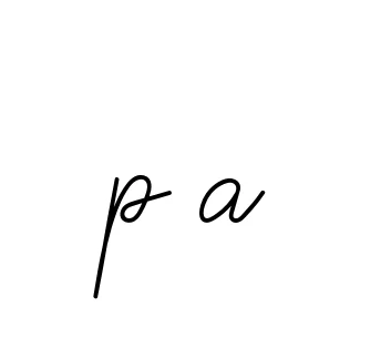 Handwritten Signature for P-a - Style 145 Online