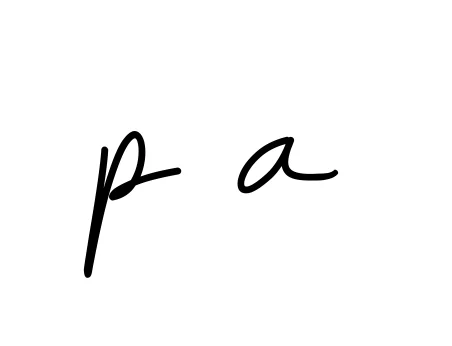 Handwritten Signature for P-a - Style 155 Online