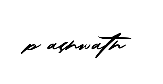 Handwritten Signature for P-ashwath - Style 140 Online