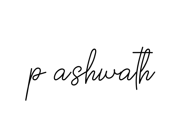 Handwritten Signature for P-ashwath - Style 145 Online