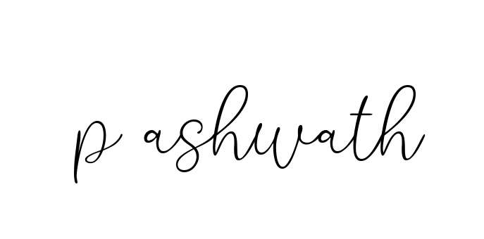 Handwritten Signature for P-ashwath - Style 147 Online