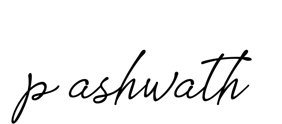 Handwritten Signature for P-ashwath - Style 151 Online
