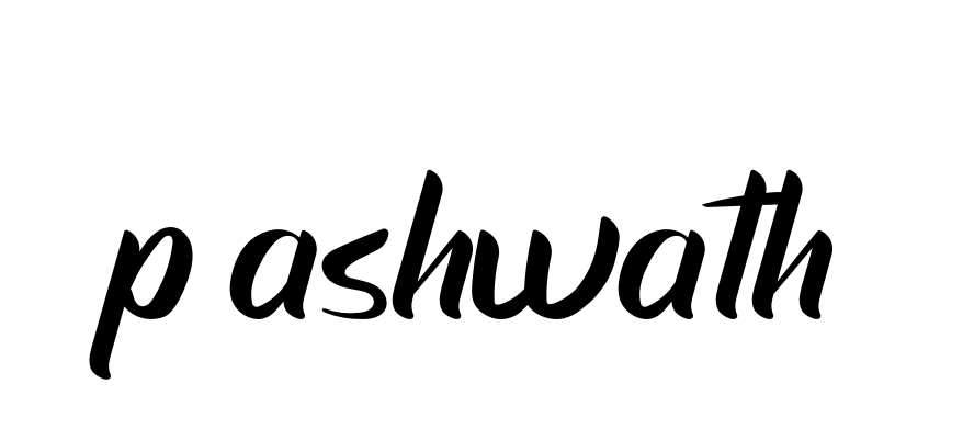 Handwritten Signature for P-ashwath - Style 153 Online