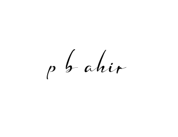 Handwritten Signature for P-b-ahir - Style 132 Online