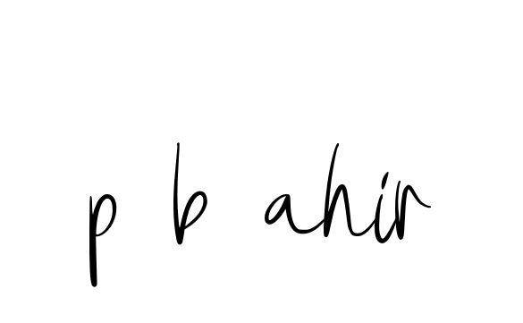 Handwritten Signature for P-b-ahir - Style 146 Online
