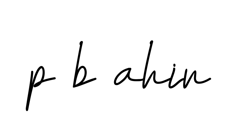 Handwritten Signature for P-b-ahir - Style 155 Online