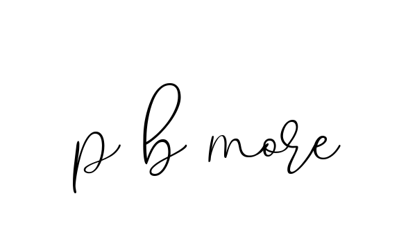 P B More Signature Style TerselyRegular