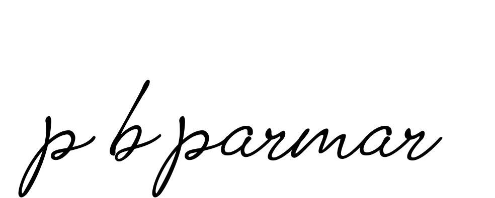 P-b-parmar signature