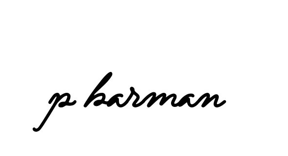 Handwritten Signature for P-barman - Style 137 Online