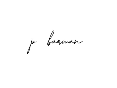 Handwritten Signature for P-barman - Style 139 Online