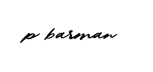 Handwritten Signature for P-barman - Style 140 Online
