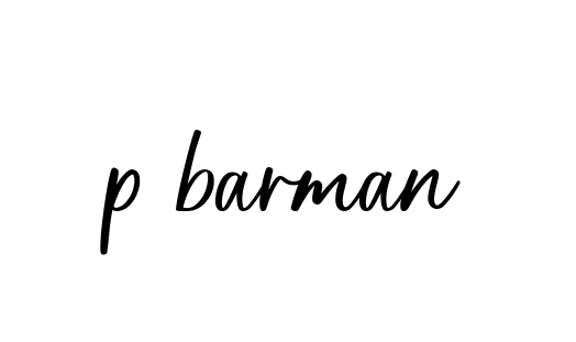 Handwritten Signature for P-barman - Style 142 Online