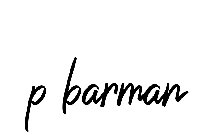Handwritten Signature for P-barman - Style 149 Online