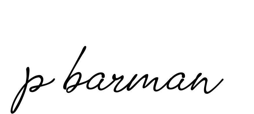 Handwritten Signature for P-barman - Style 151 Online
