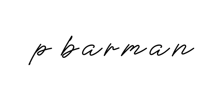 Handwritten Signature for P-barman - Style 152 Online