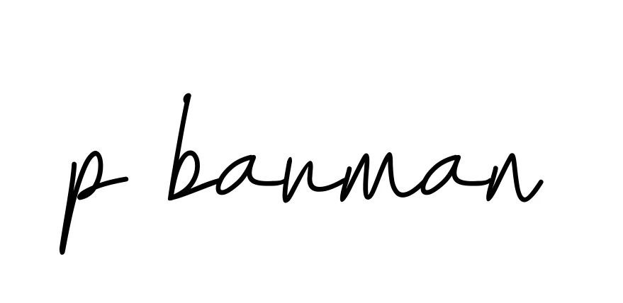 Handwritten Signature for P-barman - Style 155 Online