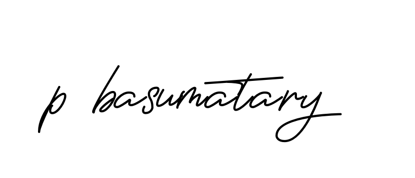 Handwritten Signature for P-basumatary - Style 150 Online