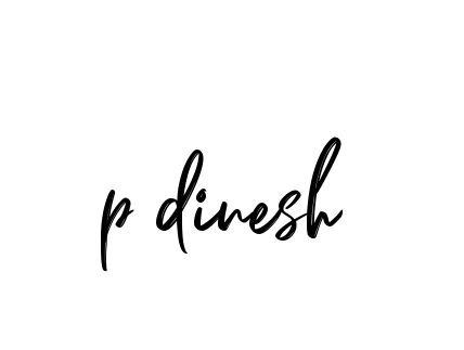 Handwritten Signature for P-dinesh - Style 141 Online