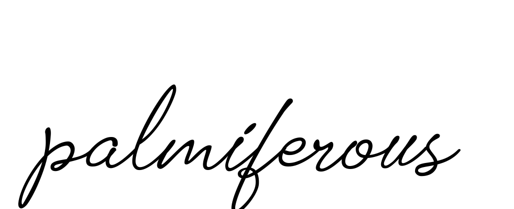 Handwritten Signature for Palmiferous - Style 151 Online