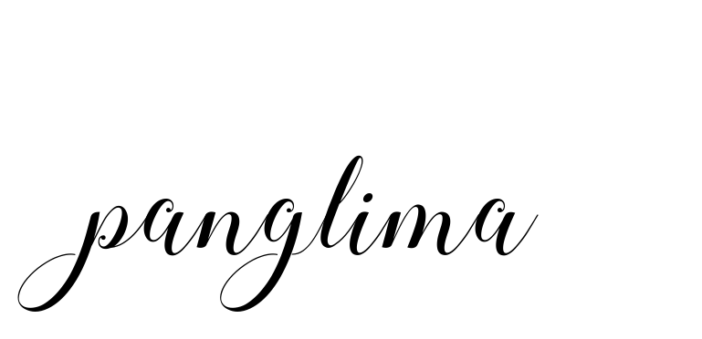 Handwritten Signature for Panglima - Style 144 Online