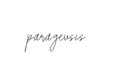 Parageusis signature