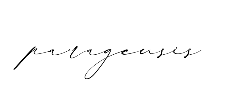 Parageusis signature