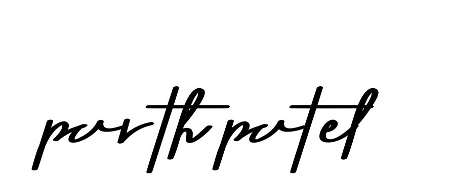 Handwritten Signature for Parth-patel - Style 135 Online
