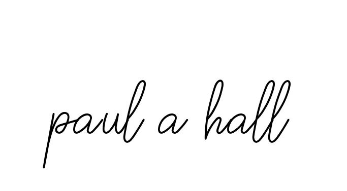 Handwritten Signature for Paul-a-hall - Style 145 Online
