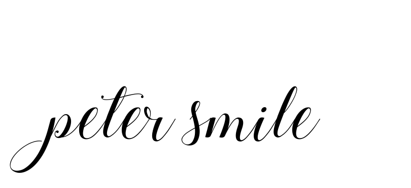 Peter-smile signature