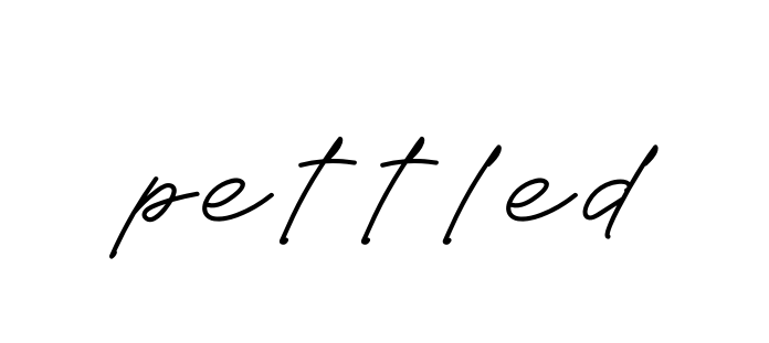 Handwritten Signature for Pettled - Style 152 Online