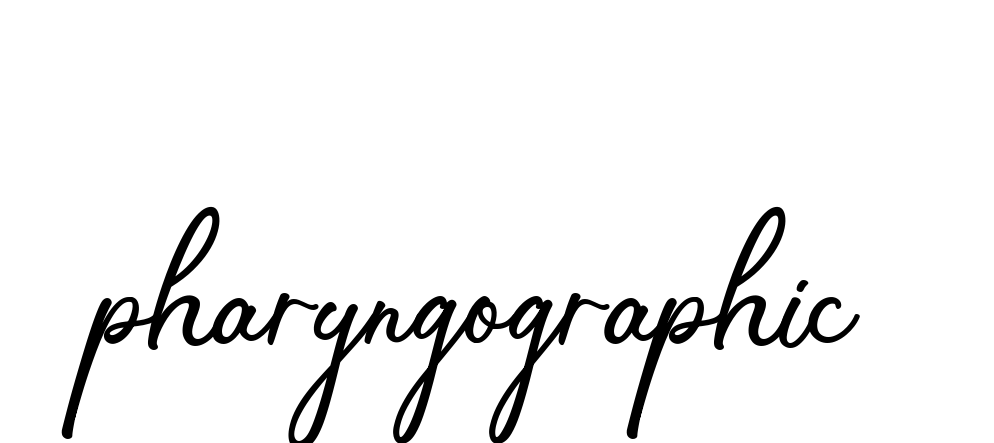 Pharyngographic signature