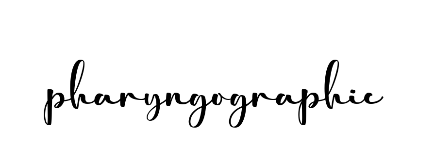 Pharyngographic signature