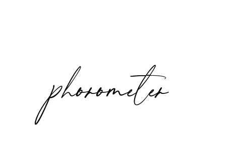 Phorometer signature