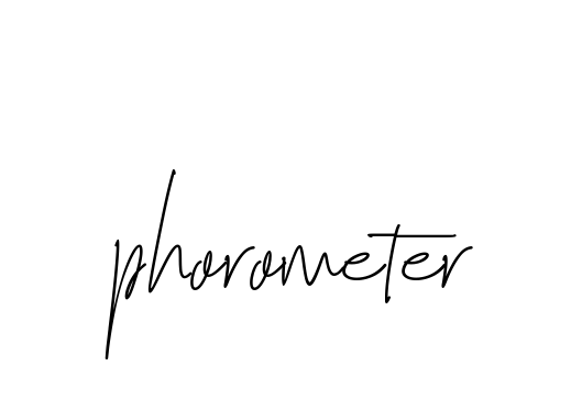 Phorometer signature