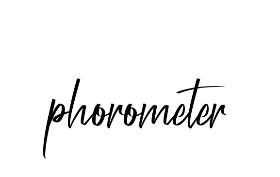 Phorometer signature