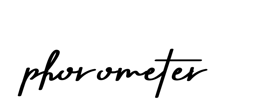 Phorometer signature