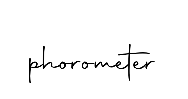 Phorometer signature