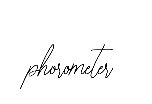 Phorometer signature