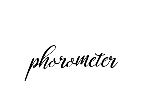 Phorometer signature