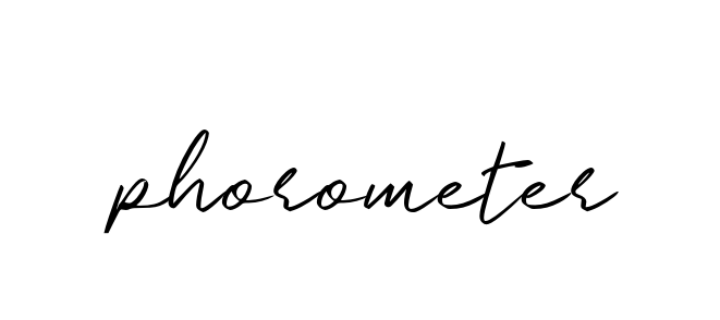 Phorometer signature