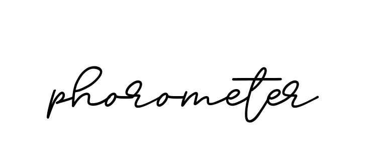 Phorometer signature