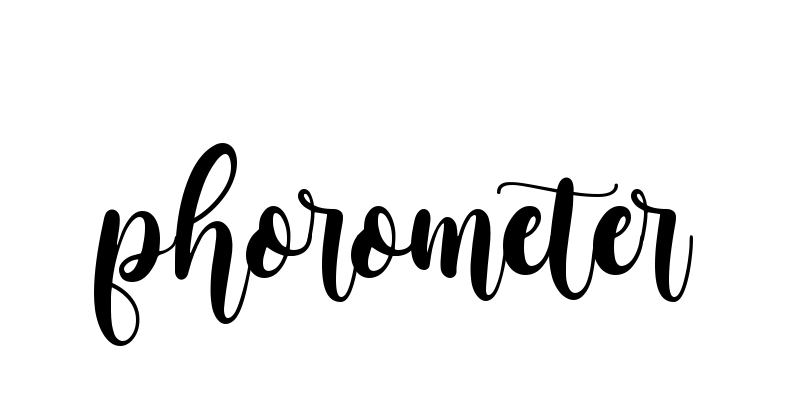 Phorometer signature