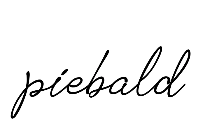 Handwritten Signature for Piebald - Style 151 Online