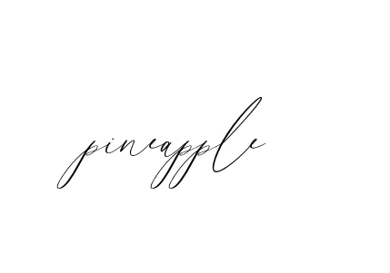 Handwritten Signature for Pineapple - Style 134 Online