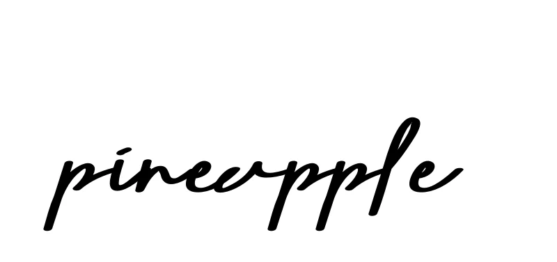 Handwritten Signature for Pineapple - Style 135 Online