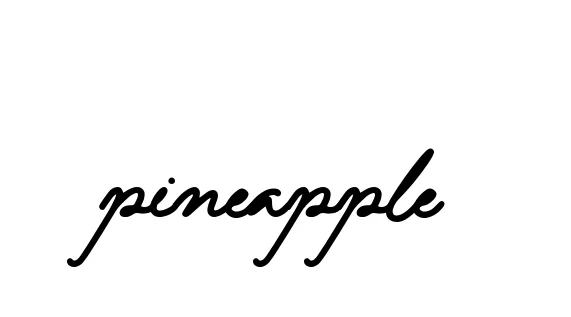Handwritten Signature for Pineapple - Style 137 Online