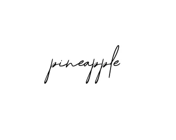 Handwritten Signature for Pineapple - Style 139 Online