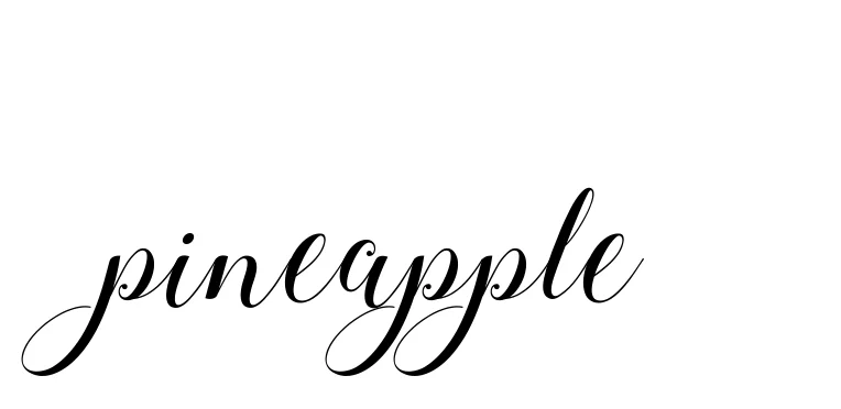 Handwritten Signature for Pineapple - Style 144 Online